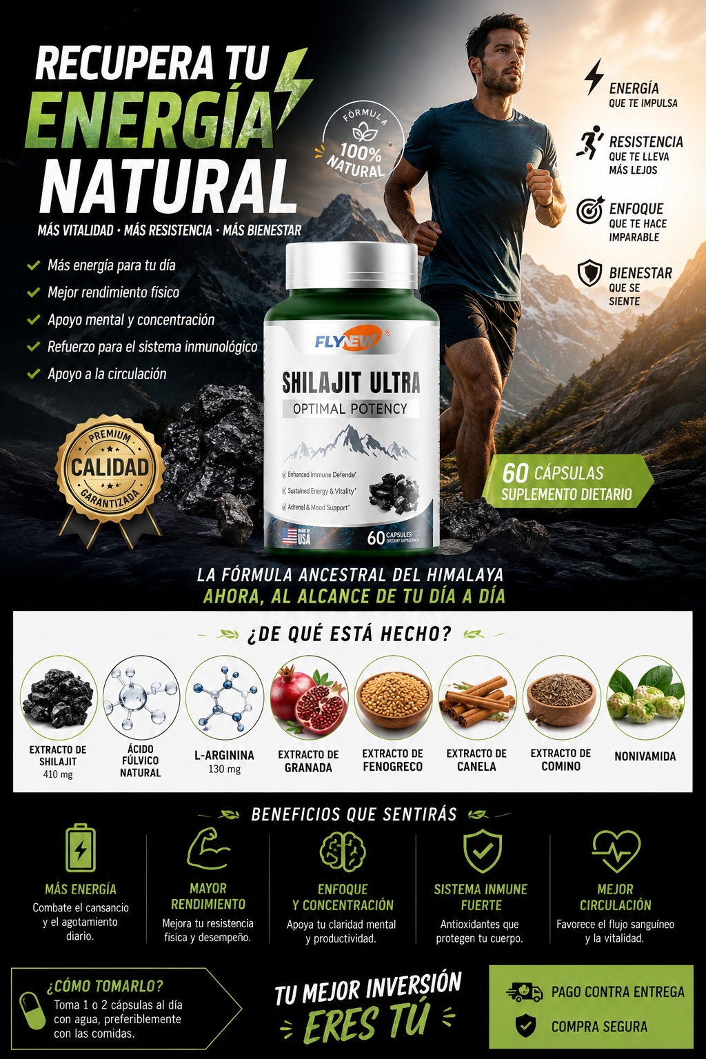 SHILAJIT ULTRA COMBO 2 PRODUCTOS