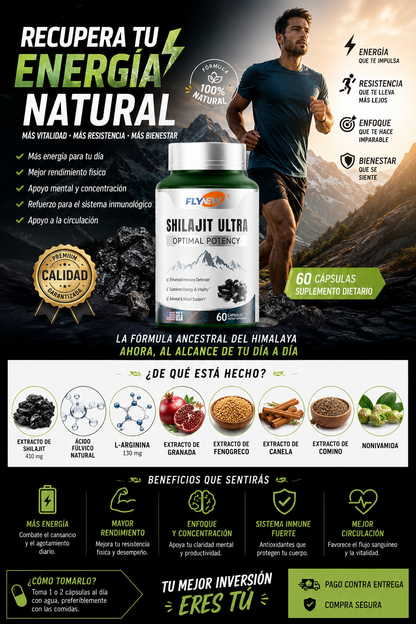 SHILAJIT ULTRA COMBO 2 PRODUCTOS