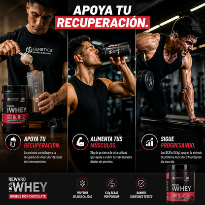 Tu Esfuerzo Merece Resultados. PROTEINA 100%WHEY CHOCOLATE 600g pequeña