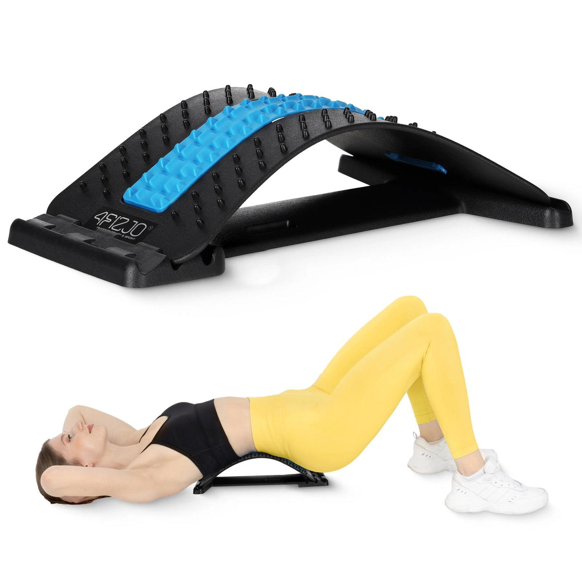 Combo Estirador Lumbar + Rodillo 9 Rueda