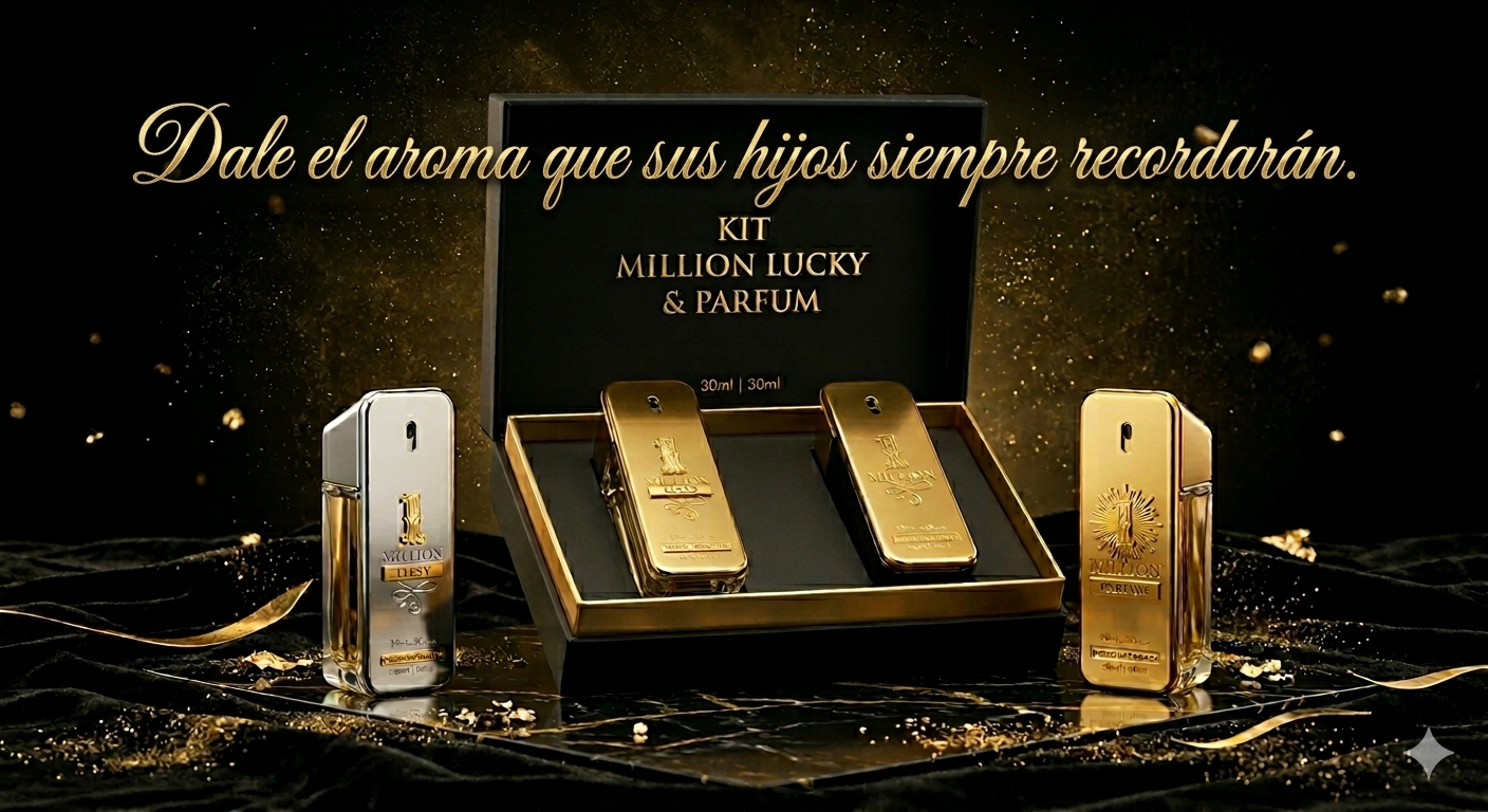 "HUELE A MILLÓN — 3 Perfumes Premium en un Solo Kit"