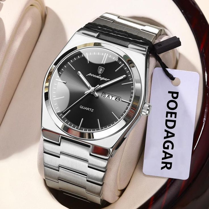Reloj POEDAGAR 930  Black Platino