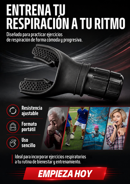 RespiraMax Pro™ | Entrenador Respiratorio Ajustable