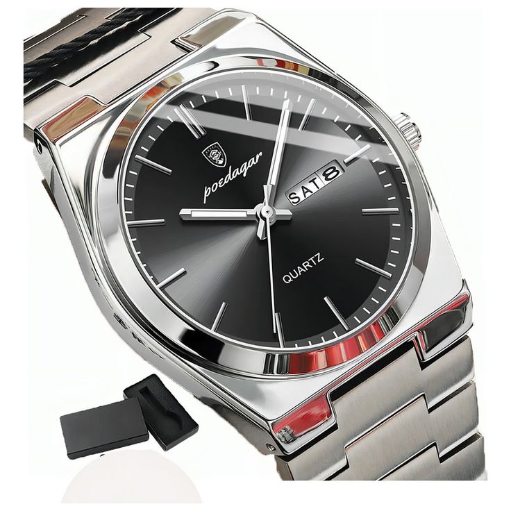 Reloj POEDAGAR 930  Black Platino