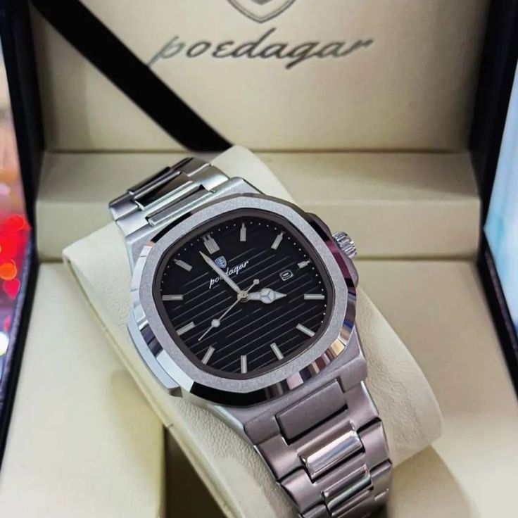 Reloj POEDAGAR 930  Black Platino