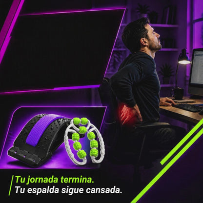 Combo Estirador Lumbar + Rodillo 9 Rueda